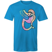 Load image into Gallery viewer, Bypass ’small tummy’ T shirt - Arctic Blue / Small