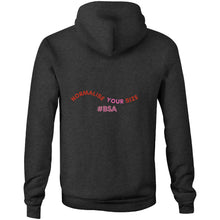 Load image into Gallery viewer, Pocket Hoodie normalise your size - Asphalt Marle / XXS