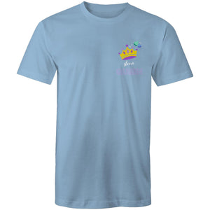 Sleeve Queen T-Shirt - Carolina Blue / Small