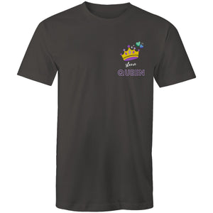 Sleeve Queen T-Shirt - Charcoal / Small