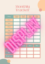 Load image into Gallery viewer, Weight-loss Tracker (printable)